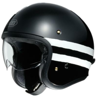 SHOEI J.O. SEQUEL TC5 SCHWARZ WEISS OPEN FACE MOTORRAD MOTORRAD HELM