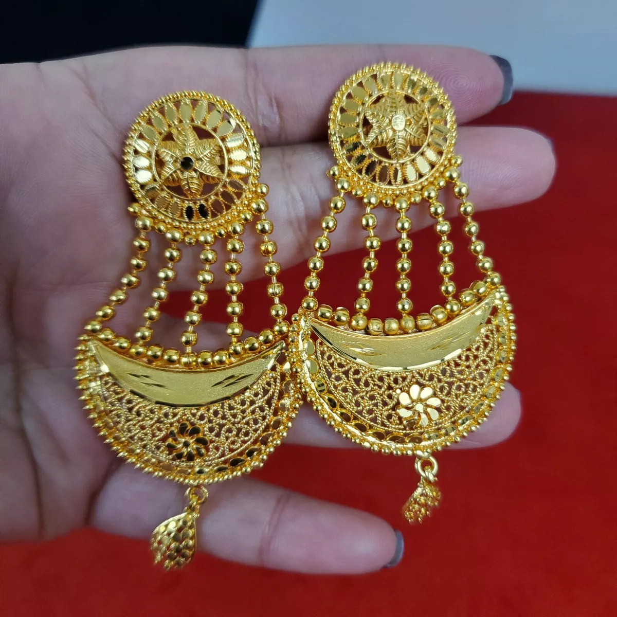 Buy Gold Earring Louis Vuitton Online In India -  India