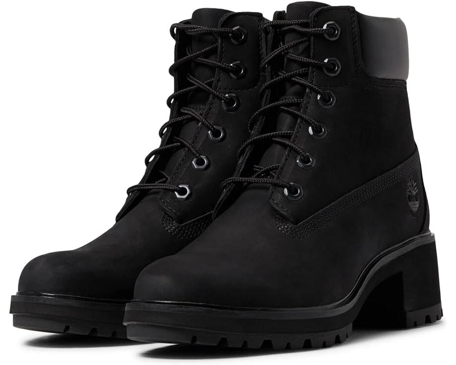 Stivaletti neri Timberland Kinsley suola impermeabile in pelle scamosciata taglia 9 5