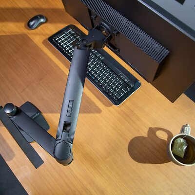 Ergotron LX Desk Mount Monitor Arm Matte Black | eBay