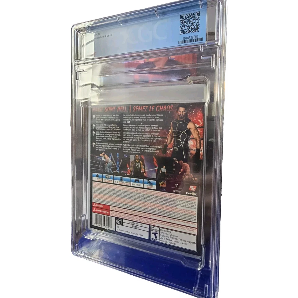 WWE 2K16 (PlayStation 3, PS3, 2015) оценка CGC 9.6 - Изображение 2 из 2