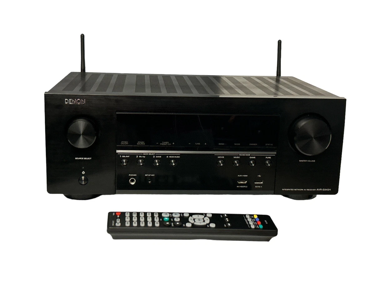 DENON AVR S940H INTEGRATED NETWORK AV RECEIVER BUILD IN HEOS ALEXA