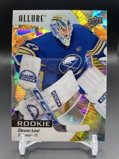 DEVON LEVI - 2023-24 UD Allure Hockey Yellow Taxi Rookie #144 Buffalo Sabres