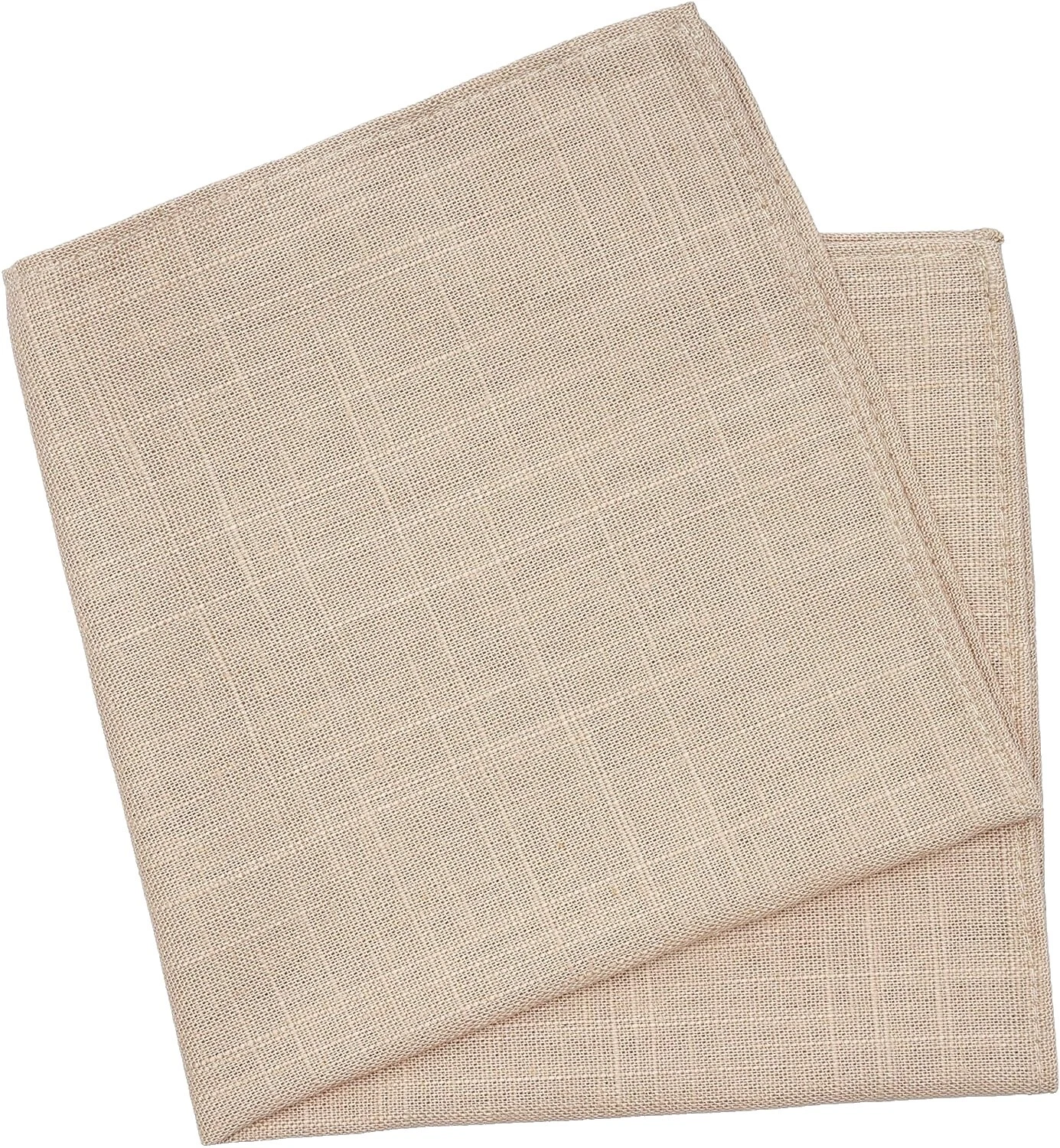 Linen Blend Solid Handkerchiefs for Men
