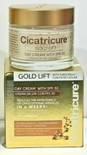 CICATRICURE GOLD LIFT  DAY CREAM  50G EACH REDUCE WRINKLES 