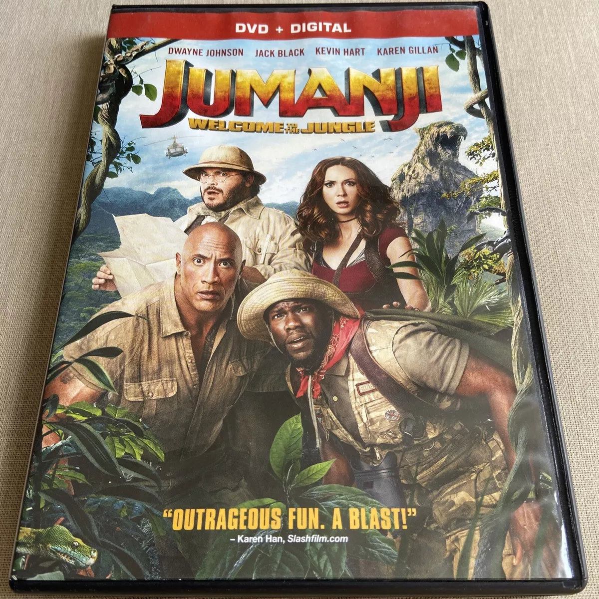 Jumanji 3 Movie Collection DVD 1 2 3 Set Dwayne Johnson Robin Williams The  Rock