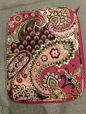 Vera Bradley Pink Paisley Tablet/Ipad Case 10" L X 8" W