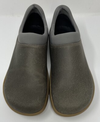 Kalso Earth Shoes Mana Grey Leather Negative Heel Loafers  display picture 1