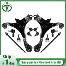 Front Control Arms w/Ball Joints Sway Bar Tie Rod for 2001 - 2005 Civic ACURA EL