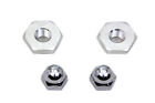 <!--F#f_0-->V-Twin 7613-2T Cadmium Acorn Nut And Retainer Kit - Chrome For Spring Fork Set<!--F/-->