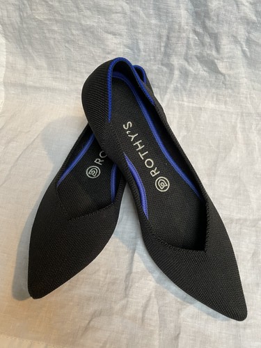Rothy's | Shoes | Rothys The Point Mary Jane Black Flats Size Us 2 Elastic Mary Jane Slip On 6715b9353eddeb06f0276285