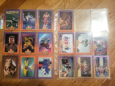 1994 Power Rangers Trading Card Lot - 16 With Foils And Tommy In Sleeves | eBay 1994 Power Rangers Trading Card Lot - 16 With Foils And Tommy In Sleeves | eBay