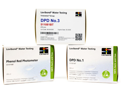 Lovibond Photometer Tabletten DPD 1 DPD 3 Phenol Red Chlor pH Test Scuba II Pool