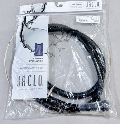 Jaclo 60'' Double Spiral Brass Hose in Matte Black, 3060-DS-MBK