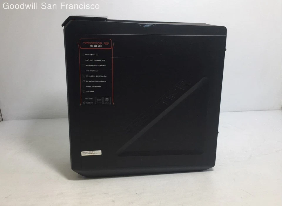 Acer Predator G3 AG3-605-UR11 Desktop No HDD Parts & or Repair - Image 2 of 4