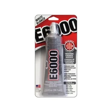 Eclectic E6000 Adhesive Glue, Industrial Strength, White, 800444, 2 fl. oz.
