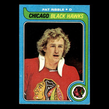 Pat Ribble #199 1979 Topps Chicago Blackhawks Hockey Card NHL EX