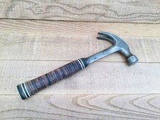 Vintage Estwing USA 20 oz Claw Hammer - Leather Bound Handle