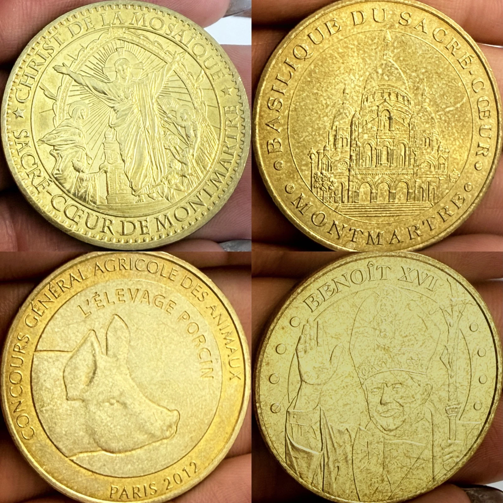 Paris 75 - Lot Jetons Touristiques Médailles Souvenirs Monnaie de Paris