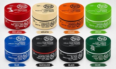 Red One Gel Wax 150ml Hair Gel Wax Vorratspack für starken Halt, Wet Look, Glanz