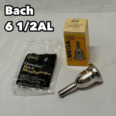 Bach corp. 6 1/2AL Megatone Trombone Mouthpiece Thick Tube