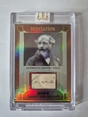 2025 Eternal Revelation James Clerk Maxwell Relic #42/99