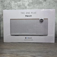 KLIPSCH The One Plus Premium Tabletop Bluetooth Speaker (Walnut) FACTORY SEALED