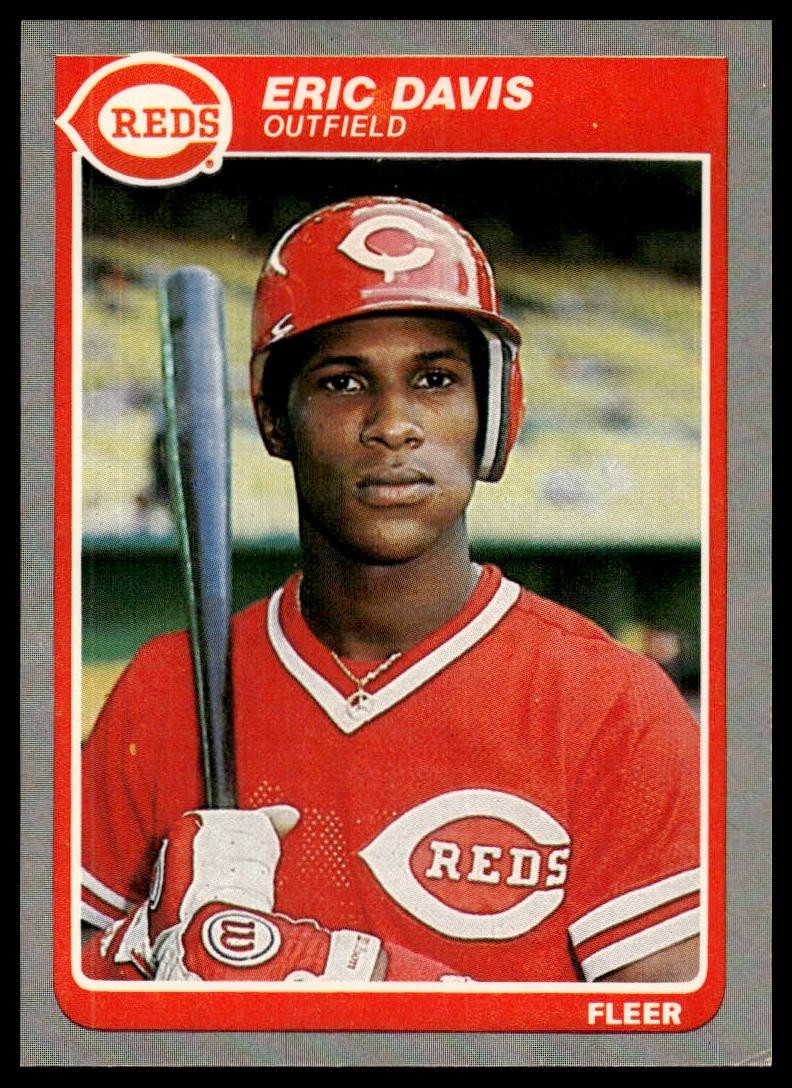 1985 Fleer #533 Eric Davis NRMT+