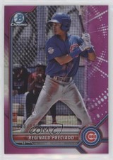 2022 Bowman Chrome Prospects Fuchsia Refractor 80/199 Reginald Preciado 0i7l