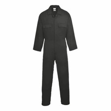 Portwest Men'S Work Coveralls 100 Cotton - Protective Overalls Durable Workwear