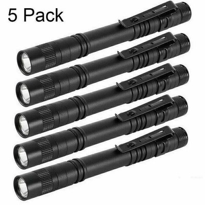 Mini 3W LED White Penlight LED Pen Light Clip Function Pocket Pen Flashlight