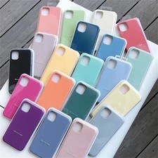 Silicone Case for Apple iPhone 11 12 13 14 15 16 17 Pro Max Plus Cover UK
