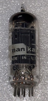 Harman Kardon 6CG7 Triple Black Plate Square Getter Tube TV7 Tested NOS