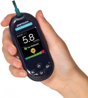 OneTouch Ultra Plus Reflect Blutzucker-Messgerät mgdl I Diabetes-*B-Ware