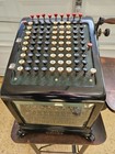 Burroughs Glass Sided Adding Machine with Stand — photo 1
