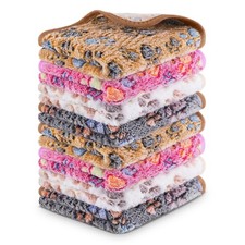 CHICAUP 8PCS Soft Guinea Pig Bedding Blankets Washable Small Animal Fleece Ca...