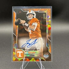 Joey Aguilar 2025 Bowman Chrome Sapphire Auto Orange /25