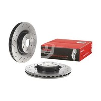 2X Brembo Bremsscheiben 350Mm Gelocht/Innenbel. Vorne Passend FÜR MERCEDES-BENZ