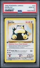 1999 POKEMON JUNGLE #27 SNORLAX 1ST EDITION PSA 10 GEM MINT