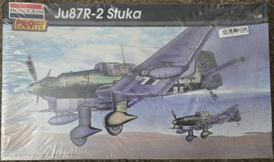 MONOGRAM PRO MODELER - Ju87R-2  STUKA, 1/48, SEALED , NOS, SEE DETAILS VINTAGE!