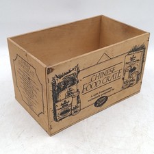 Sharwood’s Chinese Food Crate Wooden Box Boots Gift Set Advertising Vintage Prop