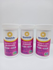 3X Renew Life wellness WOMENS CARE Probiotic 25 Billion 30 Capsules 07/2027