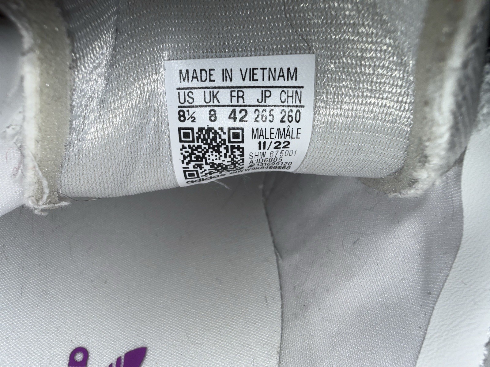 Adidas Campus 80s x Youth of Paris Men's Sneaker Crystal White/Grey  thumbnail 7