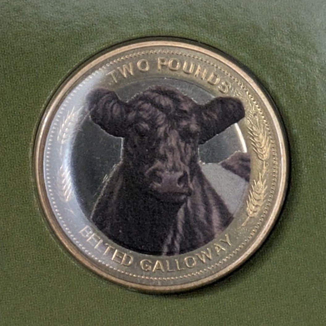 £2 Jersey 2024 5x Coins Set - Heritage Cattle Breeds Colour BUNC sealed pack image 5