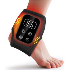 Electric Foot Ankle Massager Heating Vibration Air Compression Pain ReliefTH
