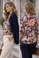 🌺Tory Burch✨Shirt Medium (Size 10)🌺Stephanie Sequin Tunic✨All Cotton✨