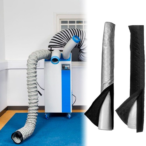 Portable Air Conditioner Hose Cover, AC Duct Vent Gray