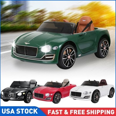 Bentley Style Kids Ride on Car 12V Child Toy Electric Remote Control LED MP3 USA