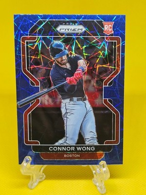 2022 Panin Prizm #248 Connor Wong Blue Velocity Prizm RC Boston