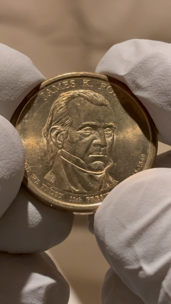 James K. Polk 2009 Dollar Gold Coin (1845-1849) 11th President